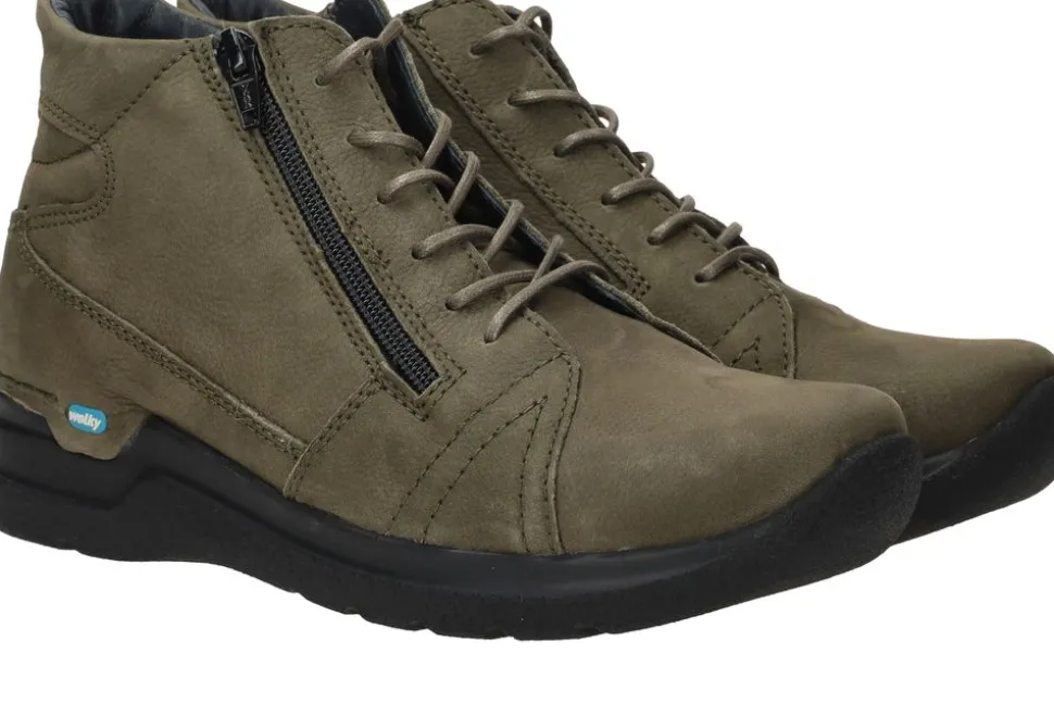 Wolky Why Veterboots Groen Dames