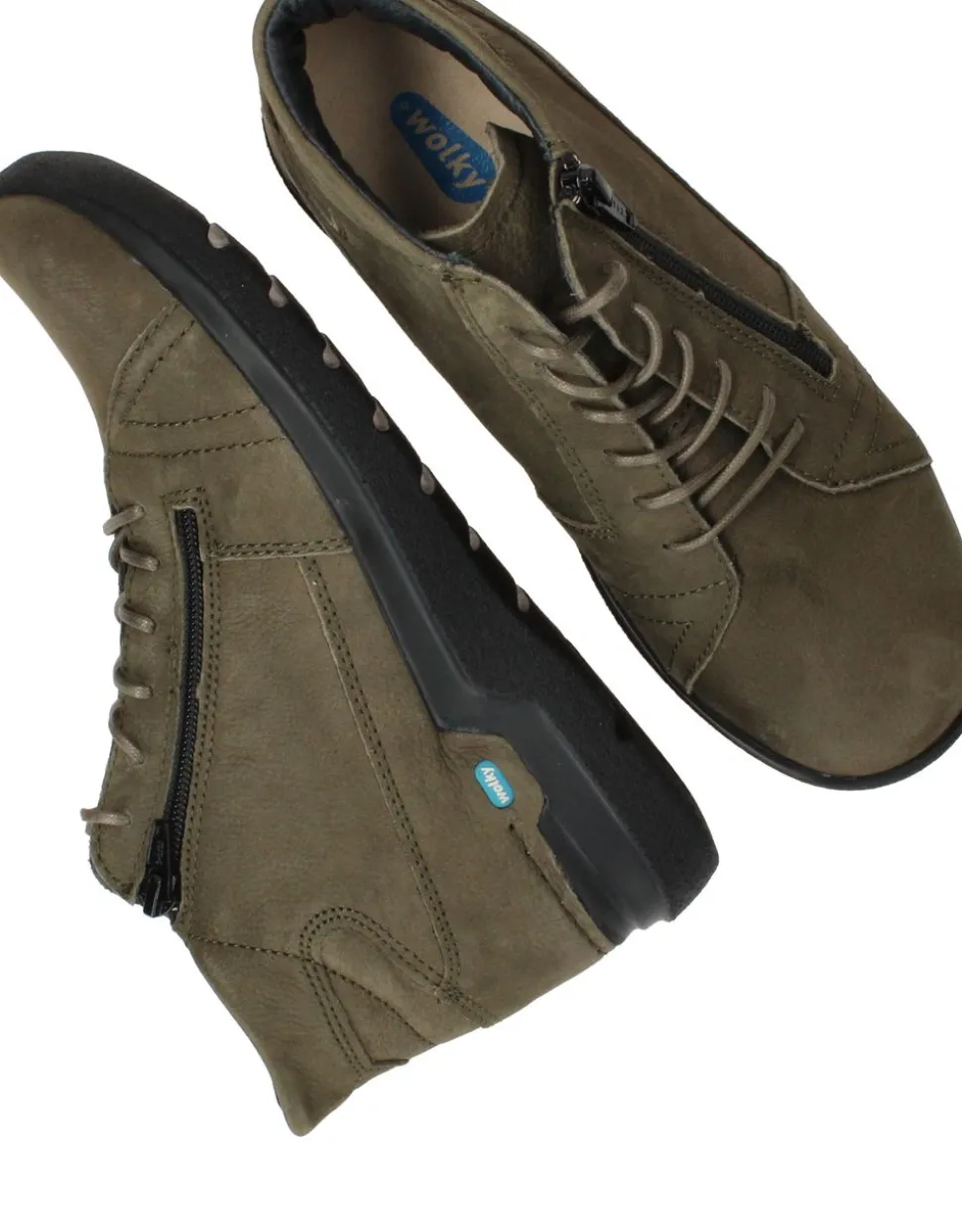 Wolky Why Veterboots Groen Dames