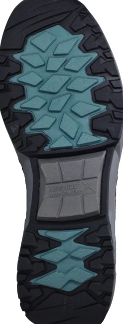 Xsensible Abo Stretchwalker Sneakers Zwart Heren