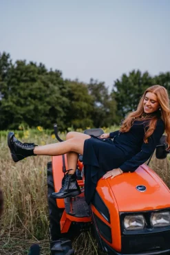 Xsensible Albi Stretchwalker Veterboots Zwart Dames