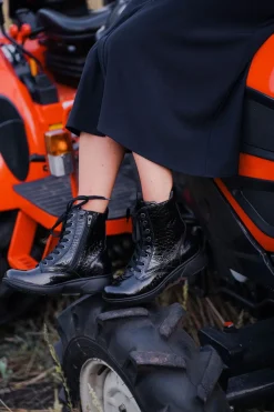 Xsensible Albi Stretchwalker Veterboots Zwart Dames