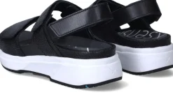 Xsensible Aruba Stretchwalker Sandalen Zwart Dames