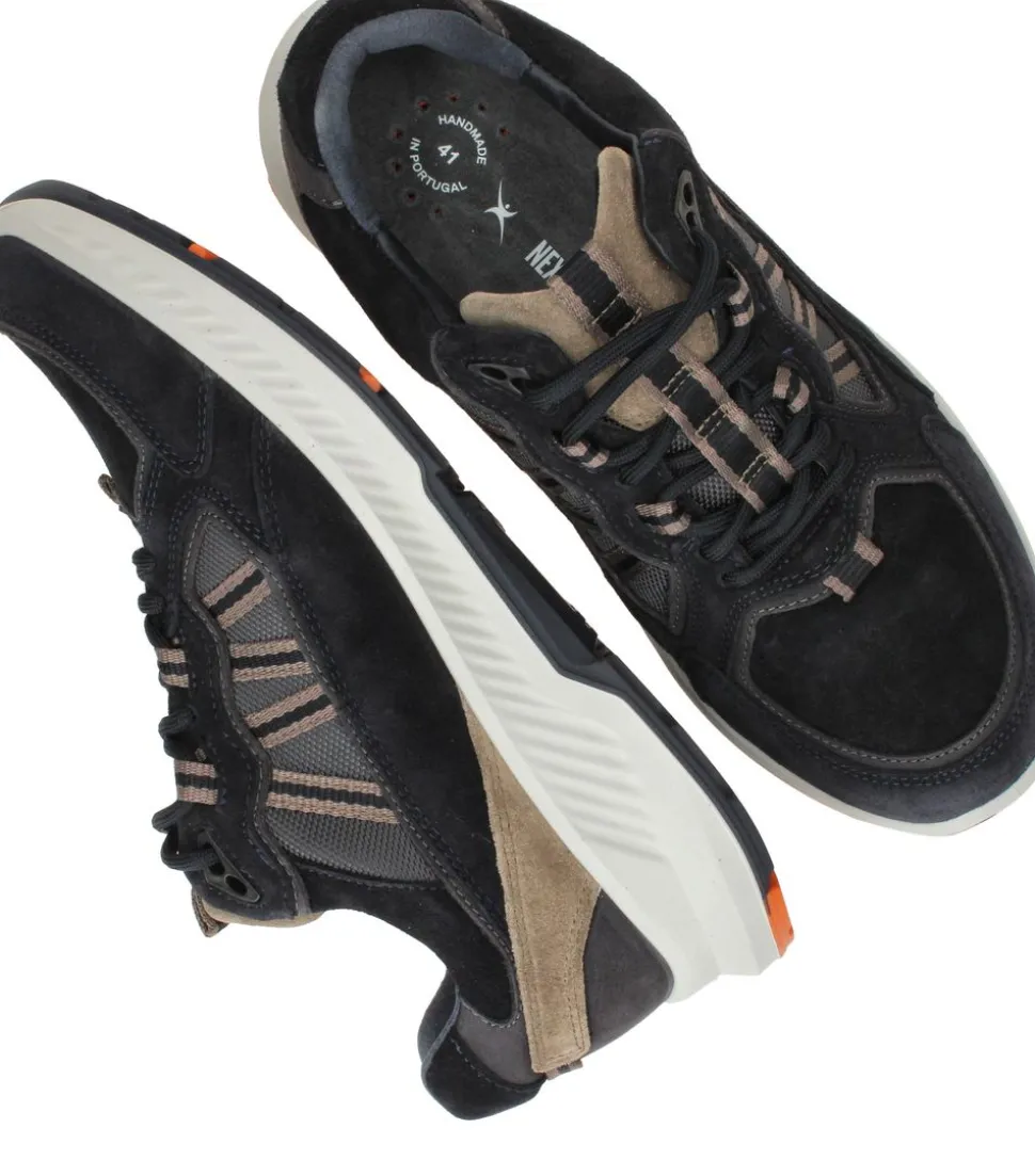 Xsensible Colorado Stretchwalker Sneakers Blauw Heren