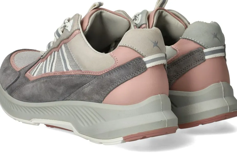 Xsensible Colorado Stretchwalker Sneakers Grijs Dames