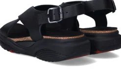 Xsensible Corfu Stretchwalker Sandalen Zwart Dames