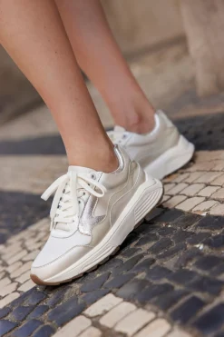 Xsensible Golden Gate Stretchwalker Sneakers Beige Dames