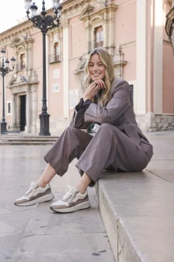 Xsensible Golden Gate Stretchwalker Sneakers Beige Dames