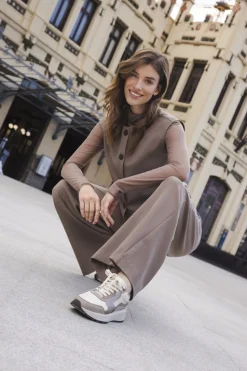 Xsensible Golden Gate Stretchwalker Sneakers Beige Dames