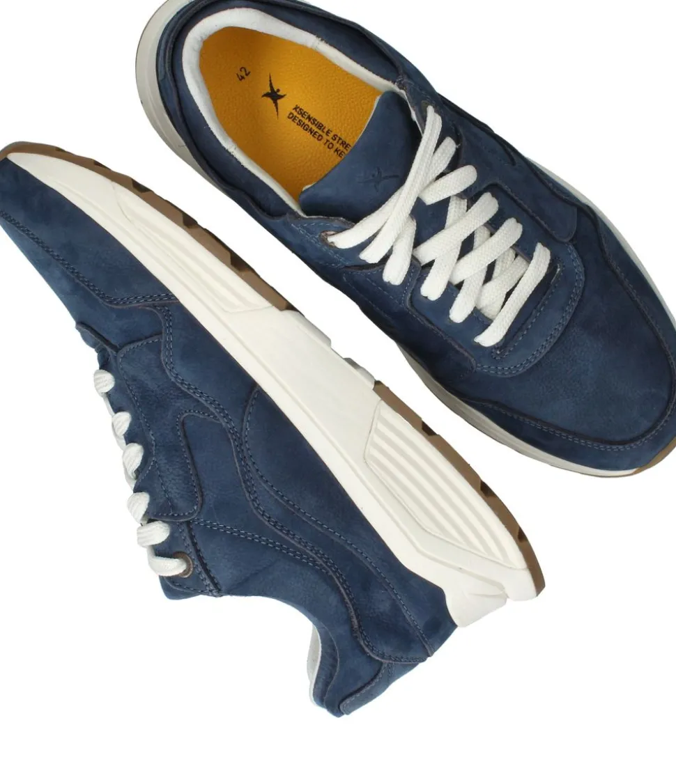 Xsensible Golden Gate Stretchwalker Sneakers Blauw Heren