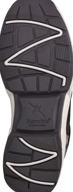 Xsensible Grenoble Stretchwalker Sneakers Zwart Dames