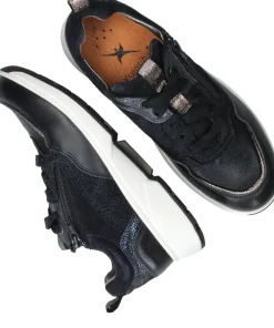 Xsensible Grenoble Stretchwalker Sneakers Blauw Dames