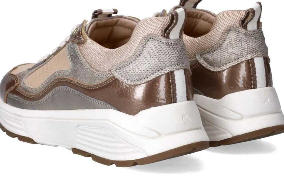Xsensible Milau Stretchwalker Sneakers Taupe Dames