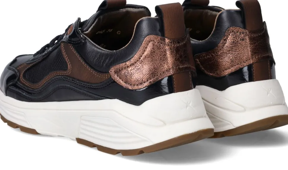 Xsensible Milau Stretchwalker Sneakers Zwart Dames