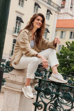 Xsensible Milau Stretchwalker Sneakers Goud Dames