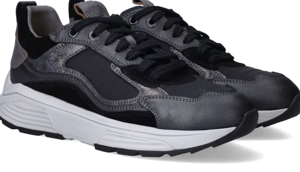 Xsensible Milau Stretchwalker Sneakers Zwart Dames