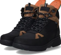 Xsensible Oulu Stretchwalker Veterboots Zwart Dames