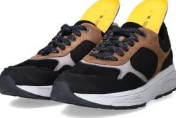 Xsensible Rialto Stretchwalker Sneakers Zwart Heren