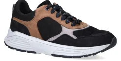 Xsensible Rialto Stretchwalker Sneakers Zwart Heren