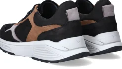Xsensible Rialto Stretchwalker Sneakers Zwart Heren
