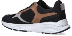 Xsensible Rialto Stretchwalker Sneakers Zwart Heren