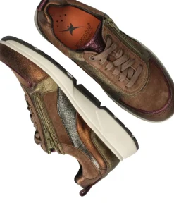 Xsensible Valletta Stretchwalker Sneakers Bruin Dames