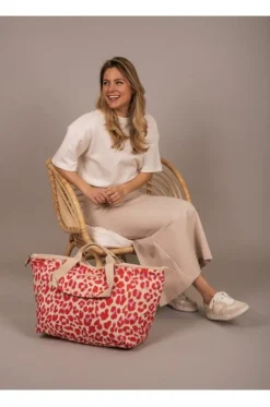 Zebra Tas Roze Dames